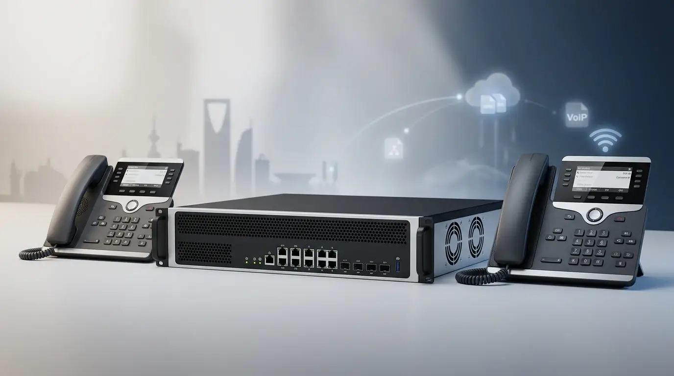 Enterprise IP PBX communication system for Saudi Arabian businesses